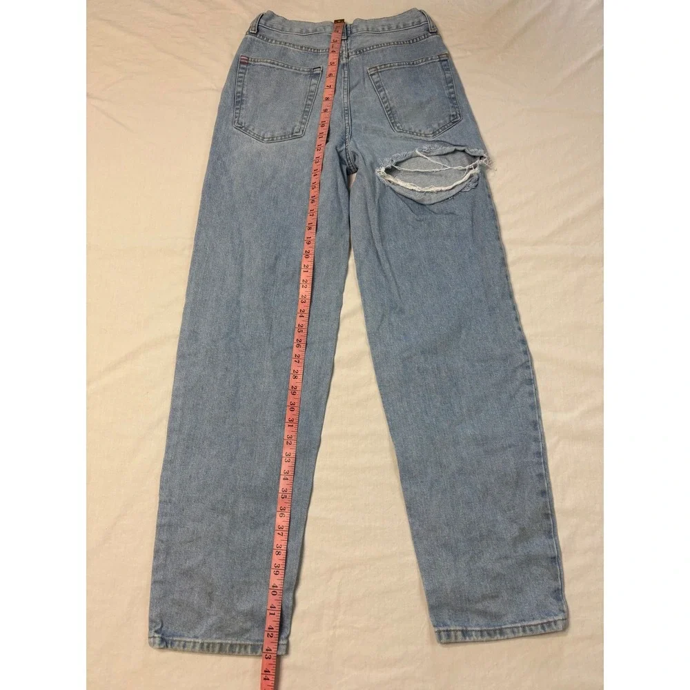 BDG Urban Outfitters High-Rise Baggy Distressed Light Wash Jeans Size 26